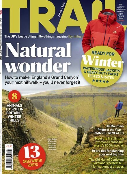 Trail UK – January 2025 Cover