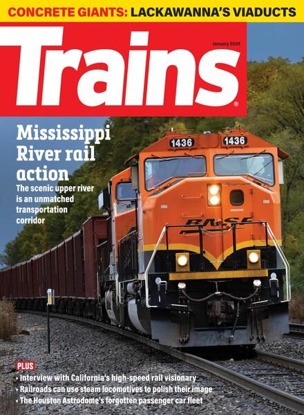 Trains – January 2025 Cover