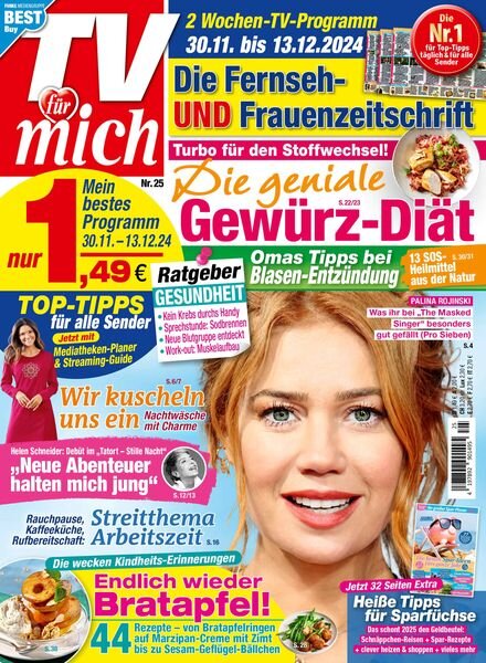 TV fur mich – 21 November 2024 Cover