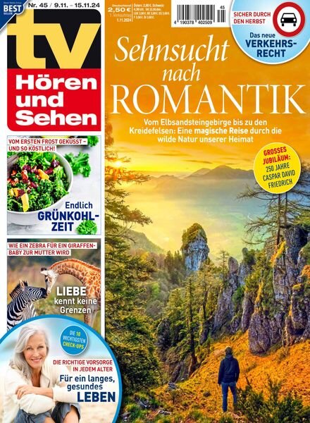 TV HOren und Sehen – 1 November 2024 Cover