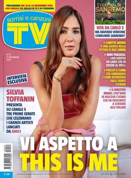 TV Sorrisi e Canzoni – 12 Novembre 2024 Cover