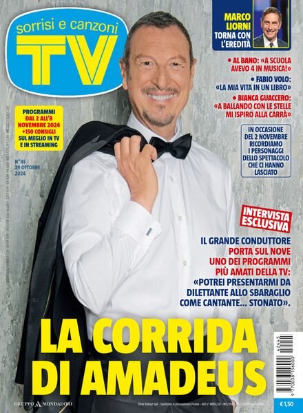 TV Sorrisi e Canzoni – 29 Ottobre 2024 Cover