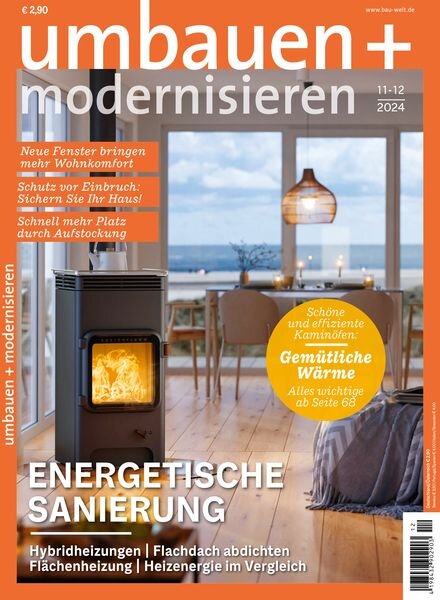 Umbauen + Modernisieren – November-Dezember 2024 Cover