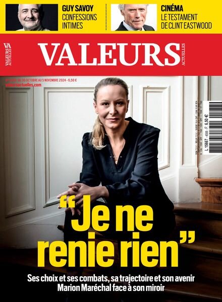 Valeurs Actuelles – 30 Octobre 2024 Cover