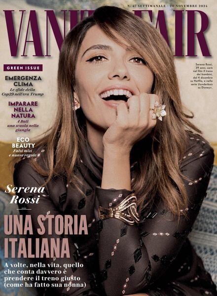 Vanity Fair Italia – 20 Novembre 2024 Cover
