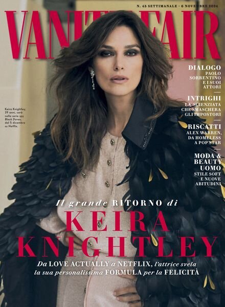 Vanity Fair Italia – 6 Novembre 2024 Cover