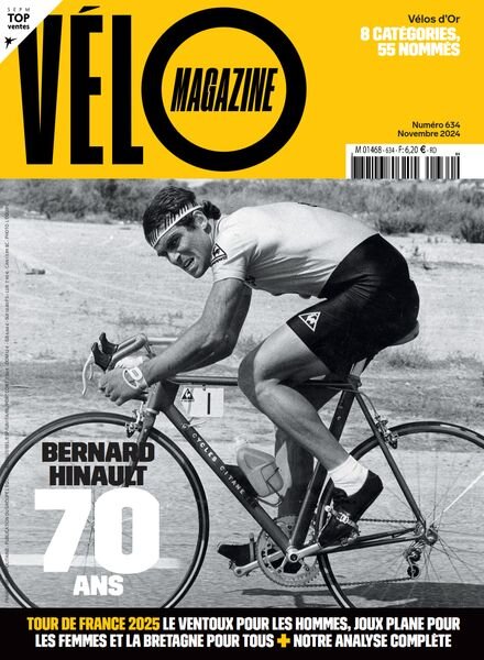 Velo Magazine – Novembre 2024 Cover