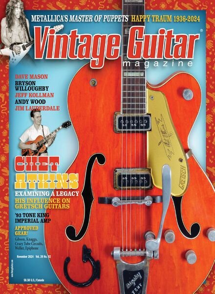 Vintage Guitar – November 2024 Cover