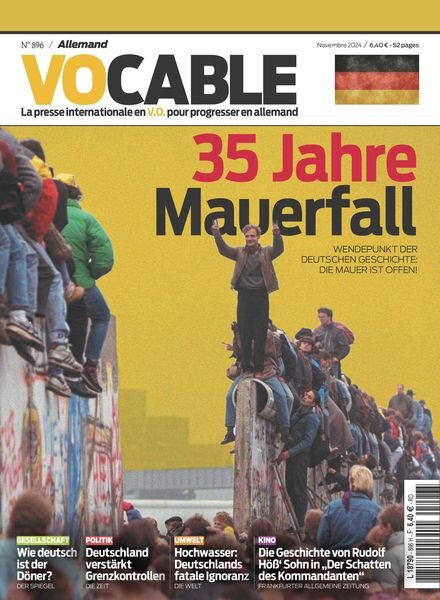 Vocable Allemand – Novembre 2024 Cover