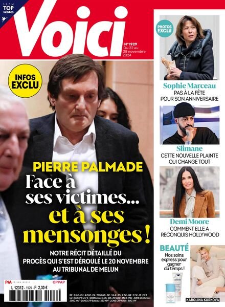 Voici – 22 Novembre 2024 Cover