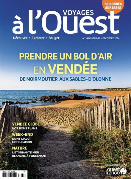 Voyages a l’Ouest – Novembre-Decembre 2024 Cover