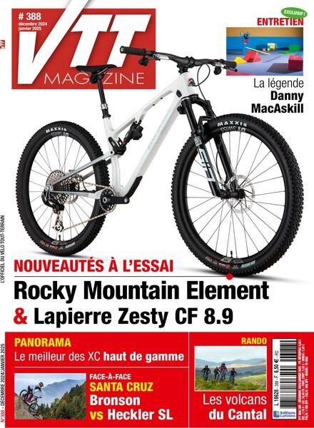 VTT Magazine – Decembre 2024 – Janvier 2025 Cover