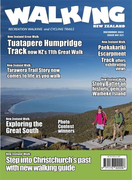 Walking New Zealand – December 2024 Cover