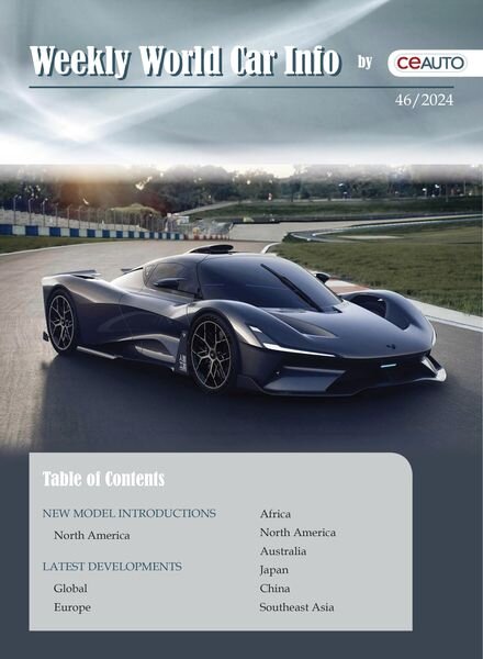 Weekly World Car Info – 23 November 2024 Cover