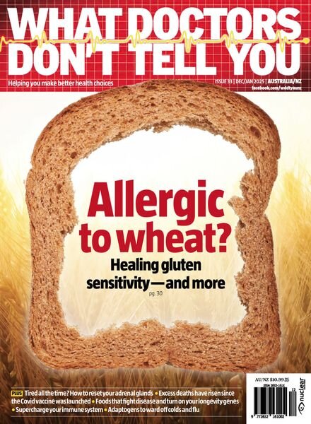 What Doctors Don’t Tell You Australia New Zealand – December 2024 – January 2025 Cover