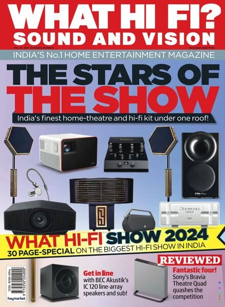 What Hi-Fi India – November 2024 Cover