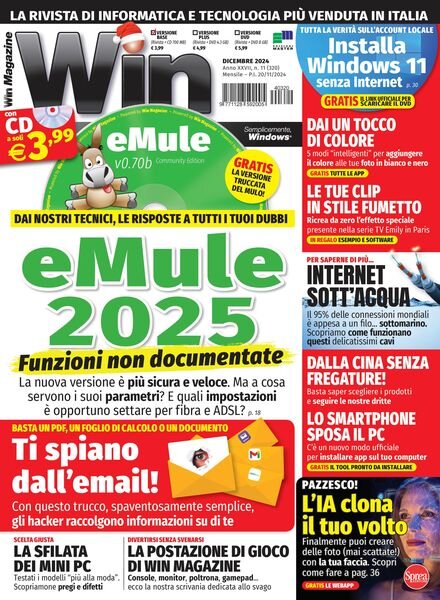 Win Magazine – Dicembre 2024 Cover