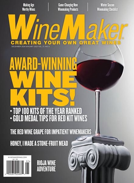 WineMaker – December 2024 – January 2025 Cover