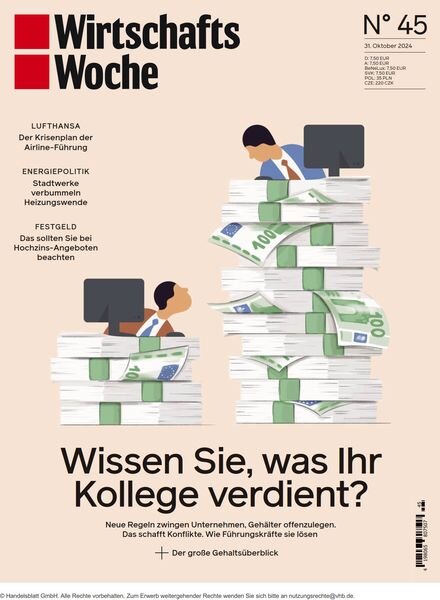 WirtschaftsWoche – 31 Oktober 2024 Cover