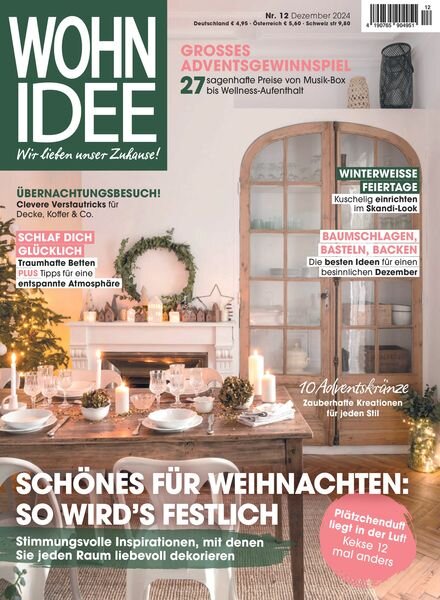 Wohnidee – Dezember 2024 Cover