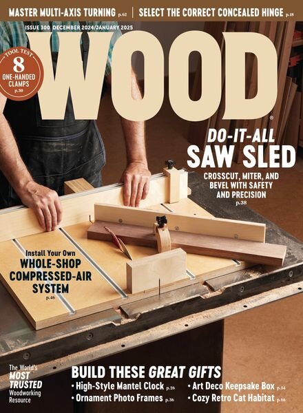 Wood Magazine – December 2024 – January 2025 Cover