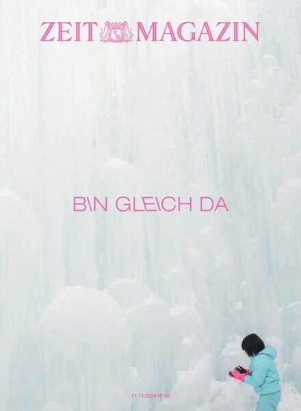 Zeit Magazin – 21 November 2024 Cover
