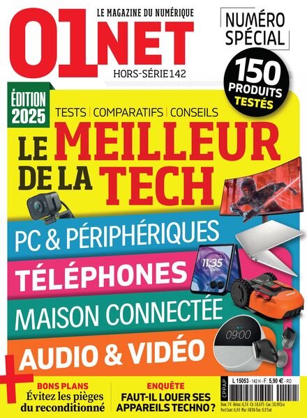 01net – Hors-Serie N 142 – 12 Decembre 2024 Cover