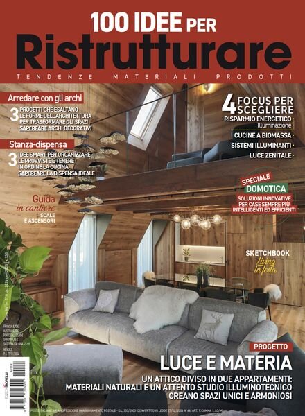 100 Idee per Ristrutturare – Dicembre 2024 – Gennaio 2025 Cover