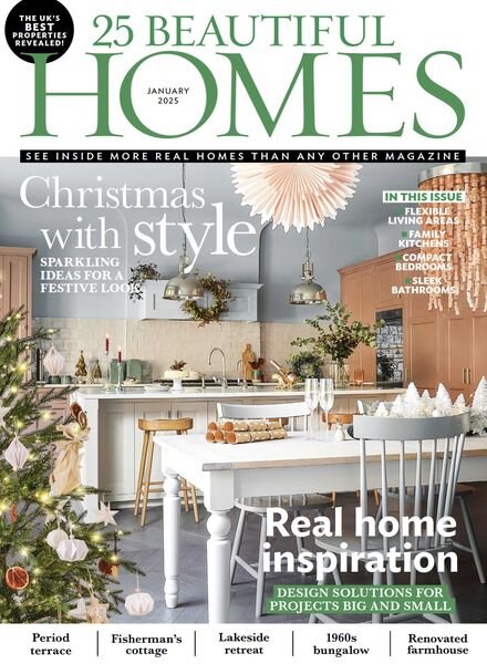 25 Beautiful Homes – January 2025 Cover