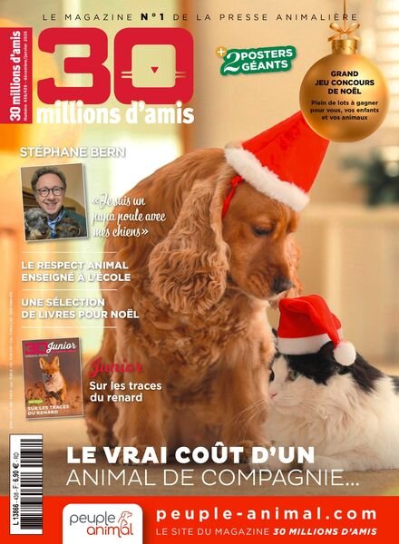 30 Millions d’amis – Decembre 2024 – Janvier 2025 Cover