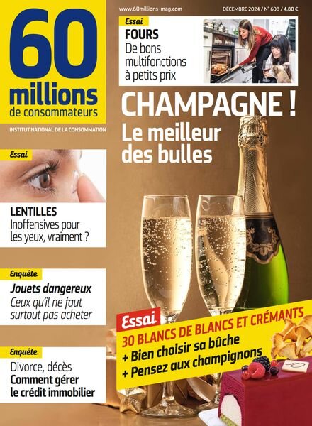 60 Millions de Consommateurs – Decembre 2024 Cover