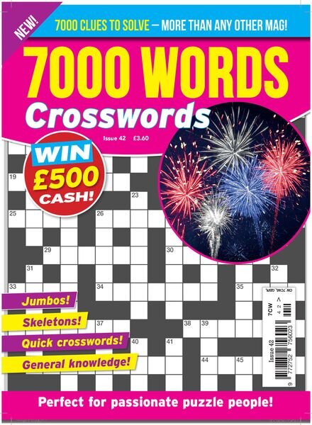 7000 Words Crosswords – December 2024 Cover