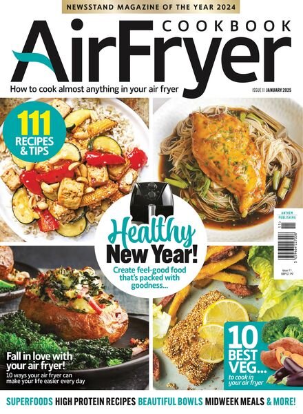 Air Fryer Cookbook – January 2025 Cover