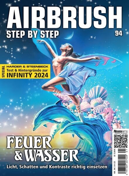 Airbrush Step by Step German Edition – Januar 2025 Cover