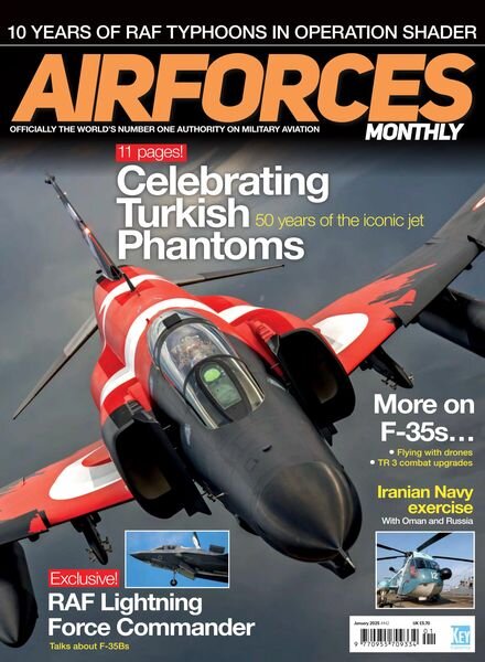 AirForces Monthly – January 2025 Cover