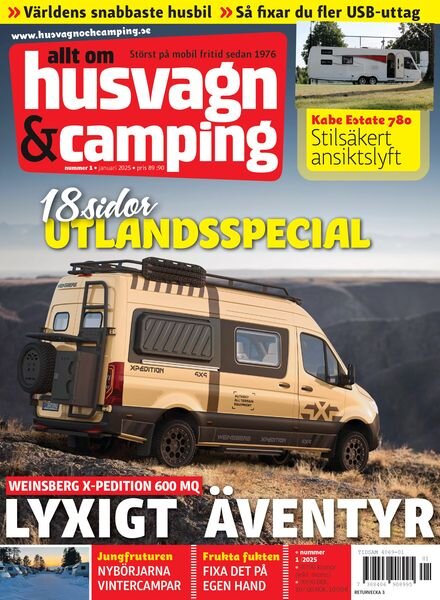 Allt om Husvagn & Camping – December 2024 Cover