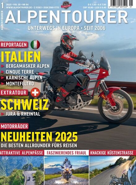 Alpentourer – Dezember 2024 Cover