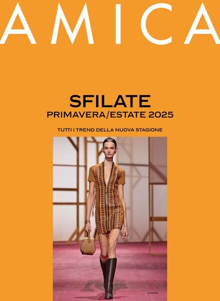 Amica – Sfilate Primavera-Estate 2025 Cover