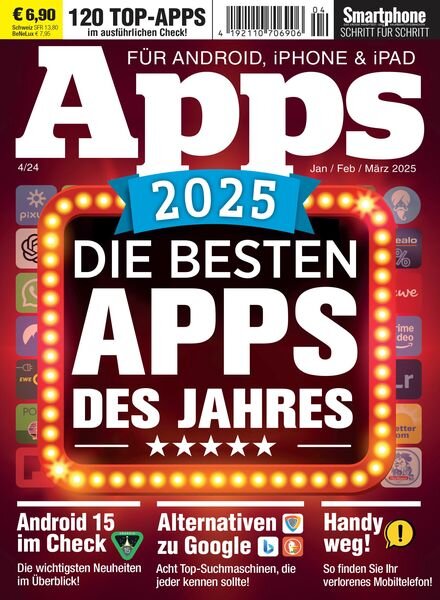 Apps Magazin – Januar-Februar-Marz 2025 Cover