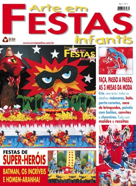 Arte em Festas Infantis – Dezembro 2024 Cover