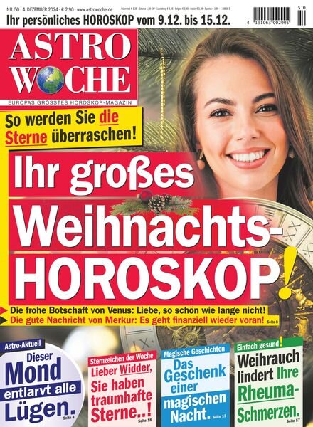 Astrowoche – 4 Dezember 2024 Cover