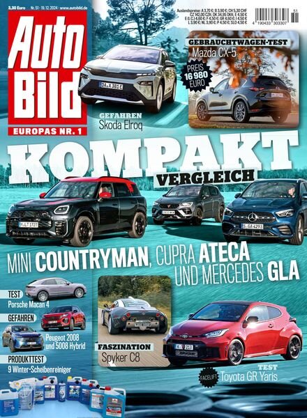 Auto Bild Germany – 19 Dezember 2024 Cover