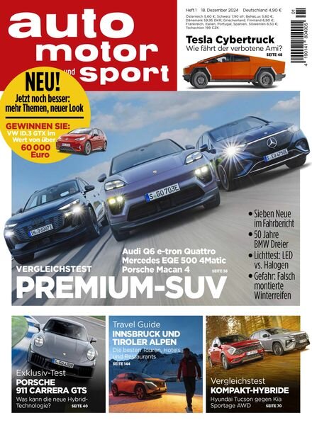 Auto Motor und Sport – 17 Dezember 2024 Cover