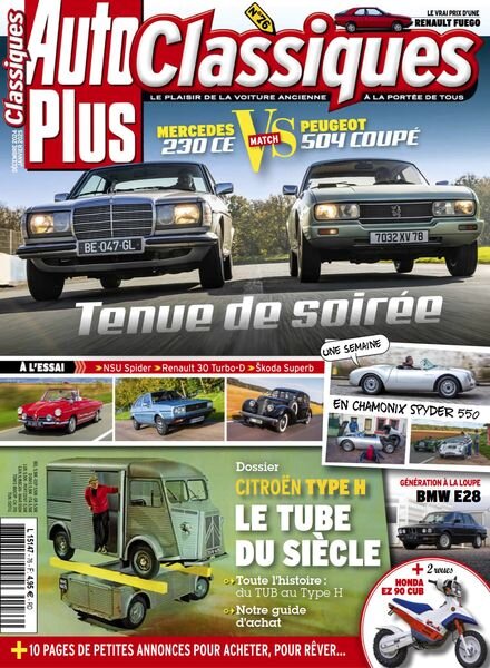 Auto Plus Classiques – Decembre 2024 – Janvier 2025 Cover
