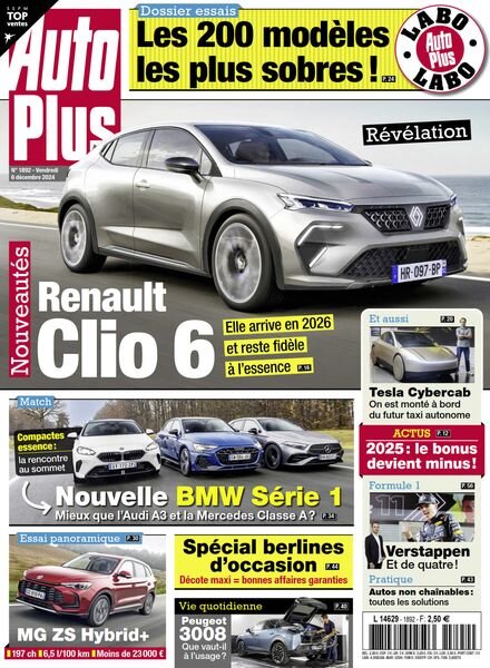 Auto Plus France – 6 Decembre 2024 Cover