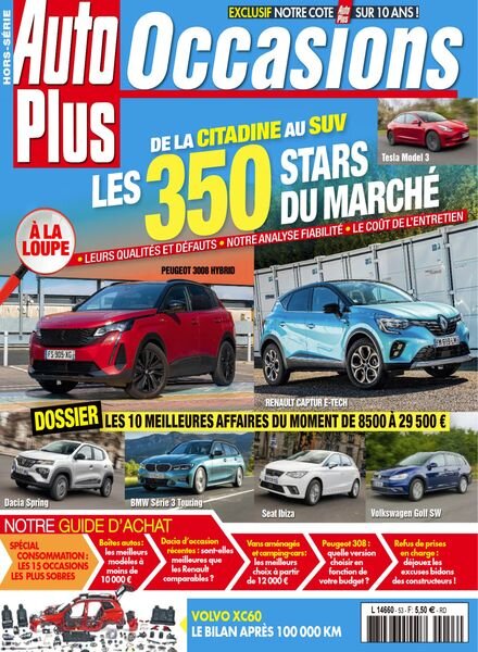 Auto Plus – Hors-Serie – Occasion N 53 2024 Cover