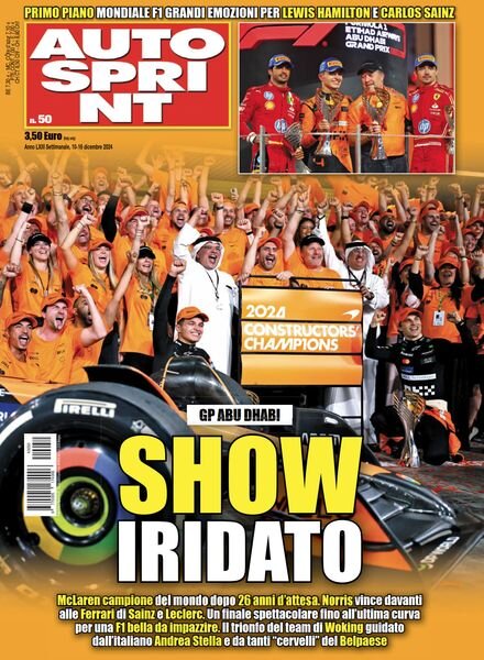 Auto Sprint – 10 Dicembre 2024 Cover