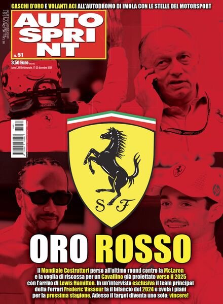 Auto Sprint – 17 Dicembre 2024 Cover