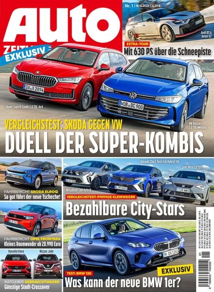 Auto Zeitung – 18 Dezember 2024 Cover