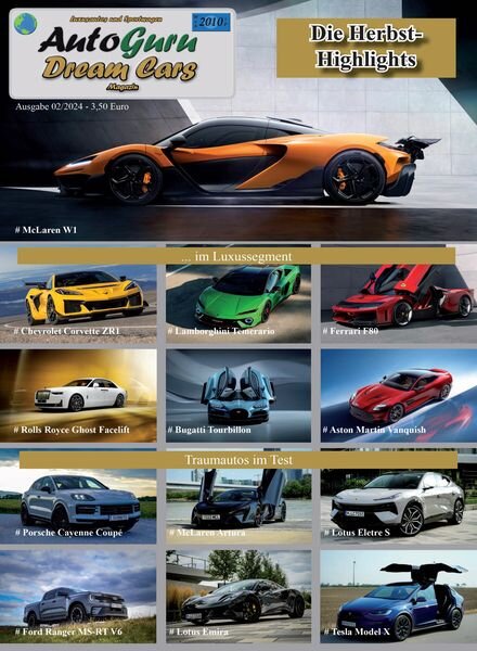 AutoGuru Spezial – Dream Car Nr 2 2024 Cover